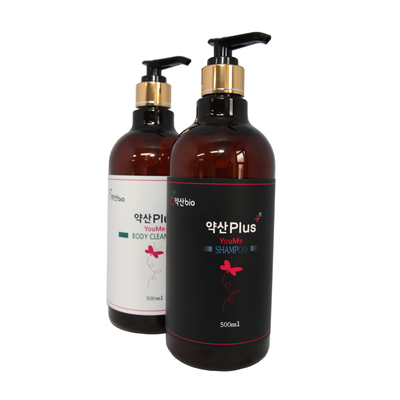 YouMe Shampoo & Boby Cleanser Set (각 500ml) 